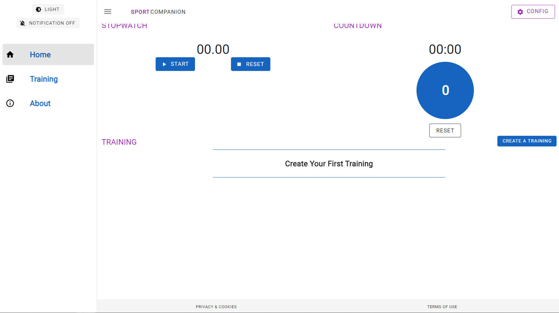 Capture d'écran de l'application Bodybuilding